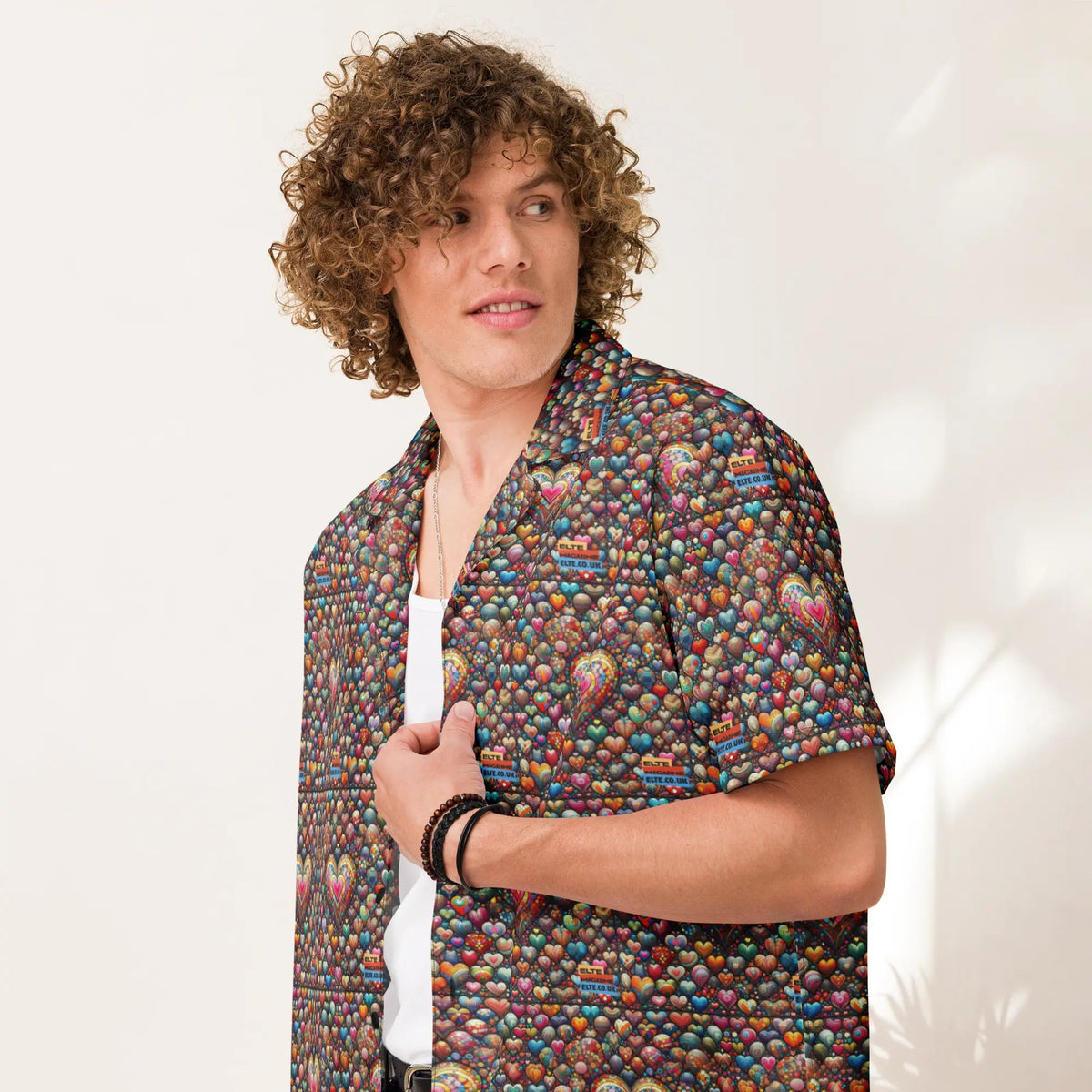 Thousand Hearts Unisex button shirt