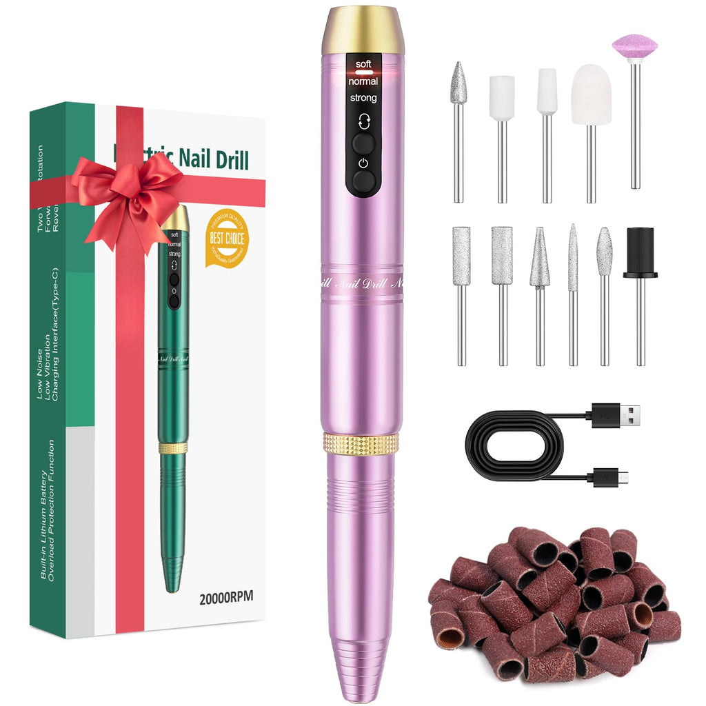 alle's 20000RPM Electric Nail Drill – Cordless Efile Kit for Acrylic & Gel Nails