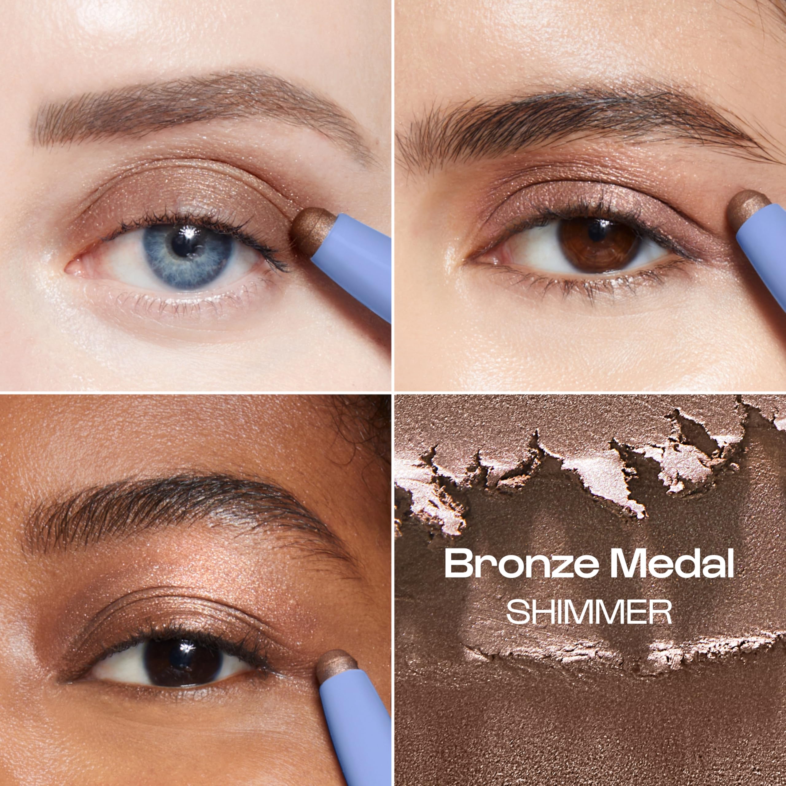 ALLEYOOP 11th Hour Waterproof Cream Eyeshadow Stick – Long-Lasting Brown Shimmer, Cream-to-Powder, 2-in-1 Shadow & Liner