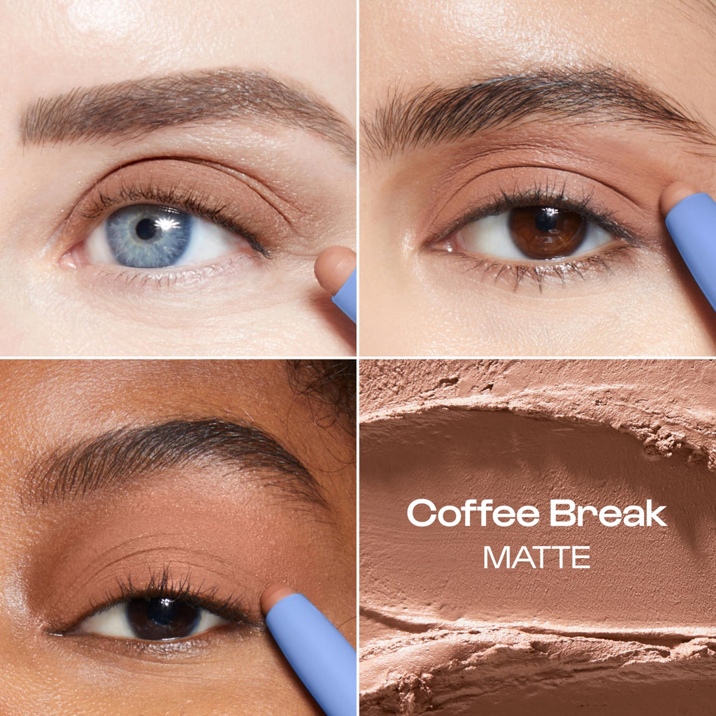 ALLEYOOP 11th Hour Waterproof Cream Eyeshadow Stick – Long-Wear Matte Chestnut Matte (Eyeshadow & Liner)