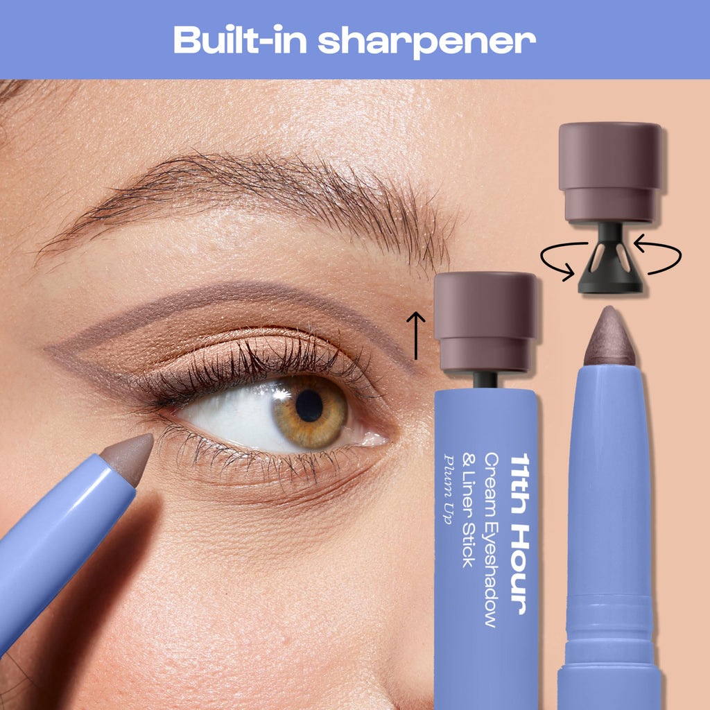 ALLEYOOP 11th Hour Waterproof Cream Eyeshadow Stick – Long-Lasting Brown Shimmer, Cream-to-Powder, 2-in-1 Shadow & Liner