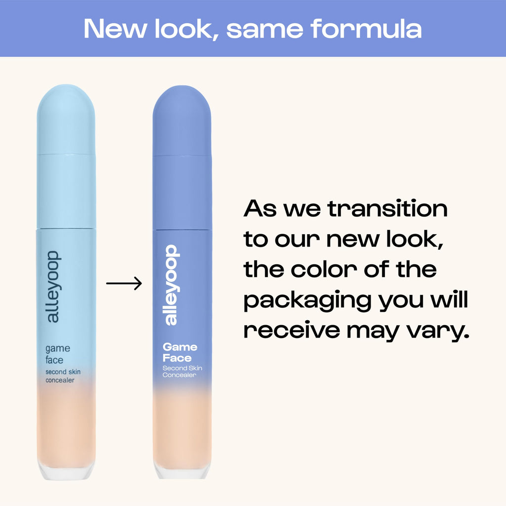 ALLEYOOP Game Face Concealer – Lightweight, Hydrating Under-Eye Concealer with Aloe Stem Cell