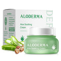 Aloderma Soothing Face Cream – 75% Organic Aloe Vera, Squalane & Vitamin E for Dry & Sensitive Skin