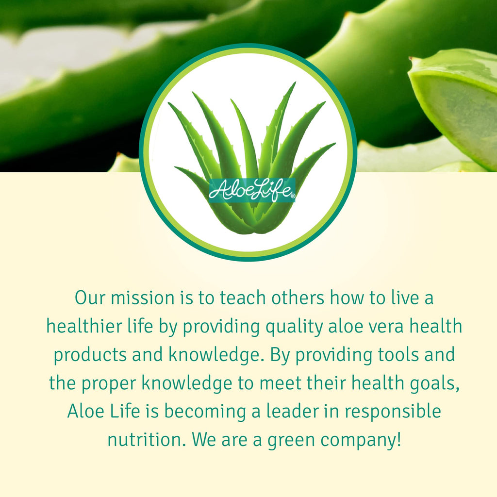Aloe Life Skin Gel & Herbs – 99% Organic Whole Leaf Aloe Vera, Fragrance-Free 8 oz