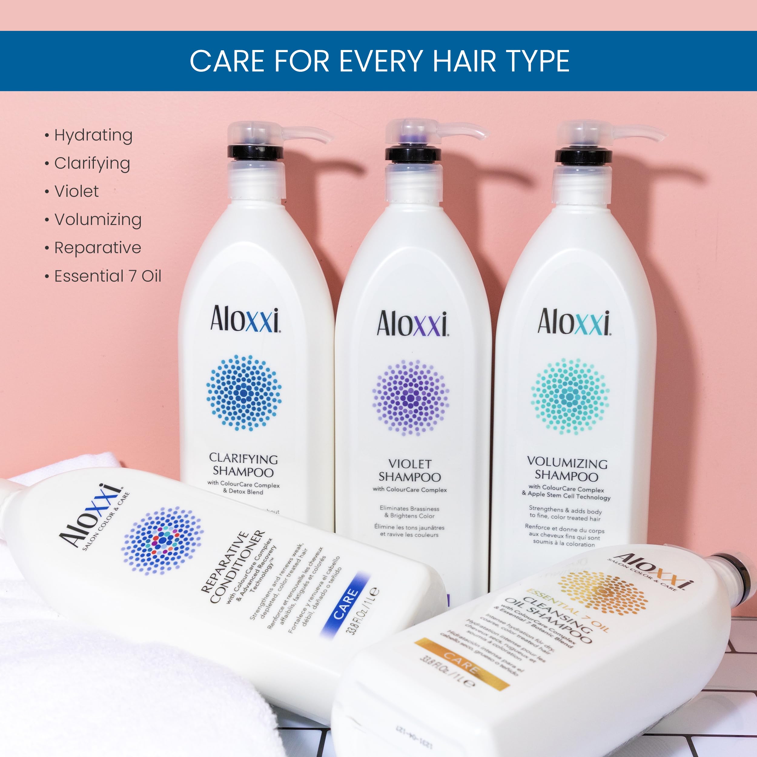 ALOXXI Clarifying Shampoo for Color-Treated Hair — Gentle Detox, Sulfate- and Paraben-Free, 33.8 oz