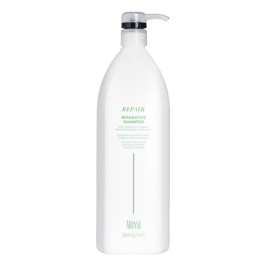 ALOXXI Reparative Hair Repair Shampoo for Damaged Hair with ColourCare Complex and Advanced Recovery Technology Cleanses Over-Processed Hair, 33.8 Fl Oz