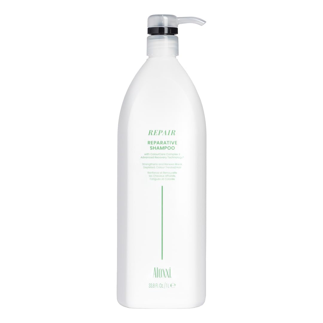 ALOXXI Reparative Hair Repair Shampoo for Damaged Hair with ColourCare Complex and Advanced Recovery Technology Cleanses Over-Processed Hair, 33.8 Fl Oz