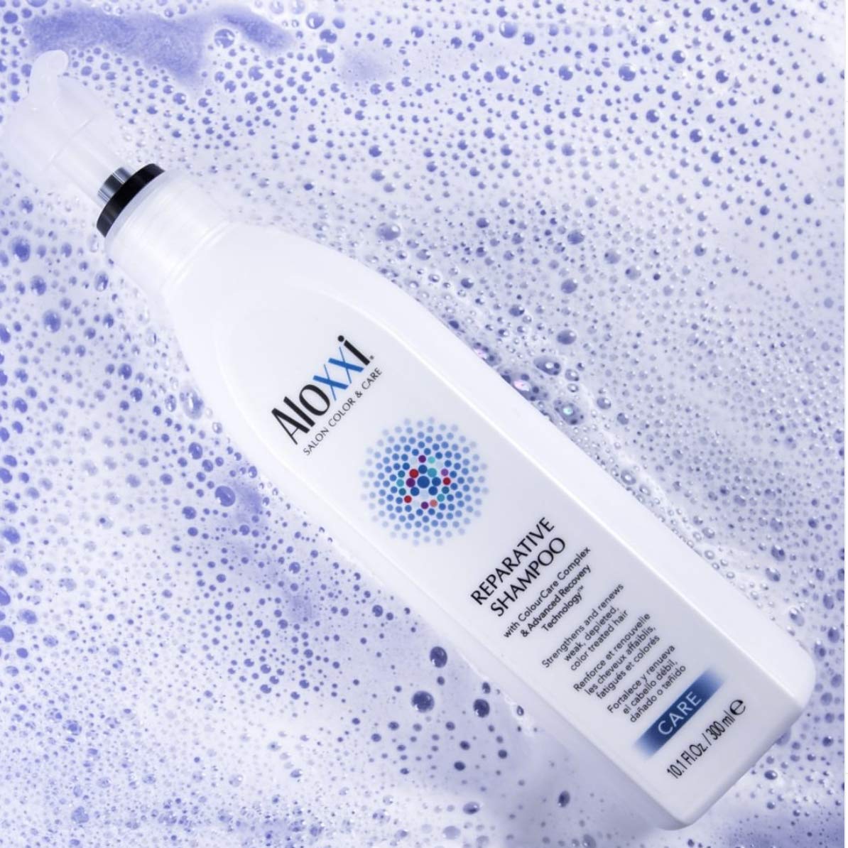 ALOXXI Reparative Hair Repair Shampoo for Damaged Hair with ColourCare Complex and Advanced Recovery Technology Cleanses Over-Processed Hair, 33.8 Fl Oz