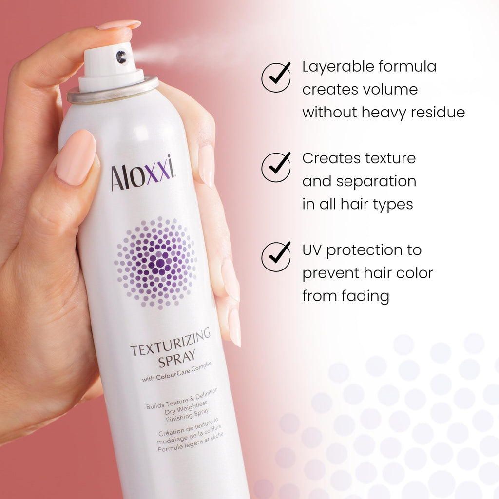 ALOXXI Texturizing Spray – Lightweight Texture with UV Color Protection (6.5 oz)