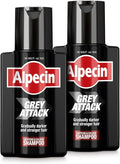 Alpecin Gray Attack Caffeine & Color Shampoo – Pack of 2 (6.76 fl oz each)