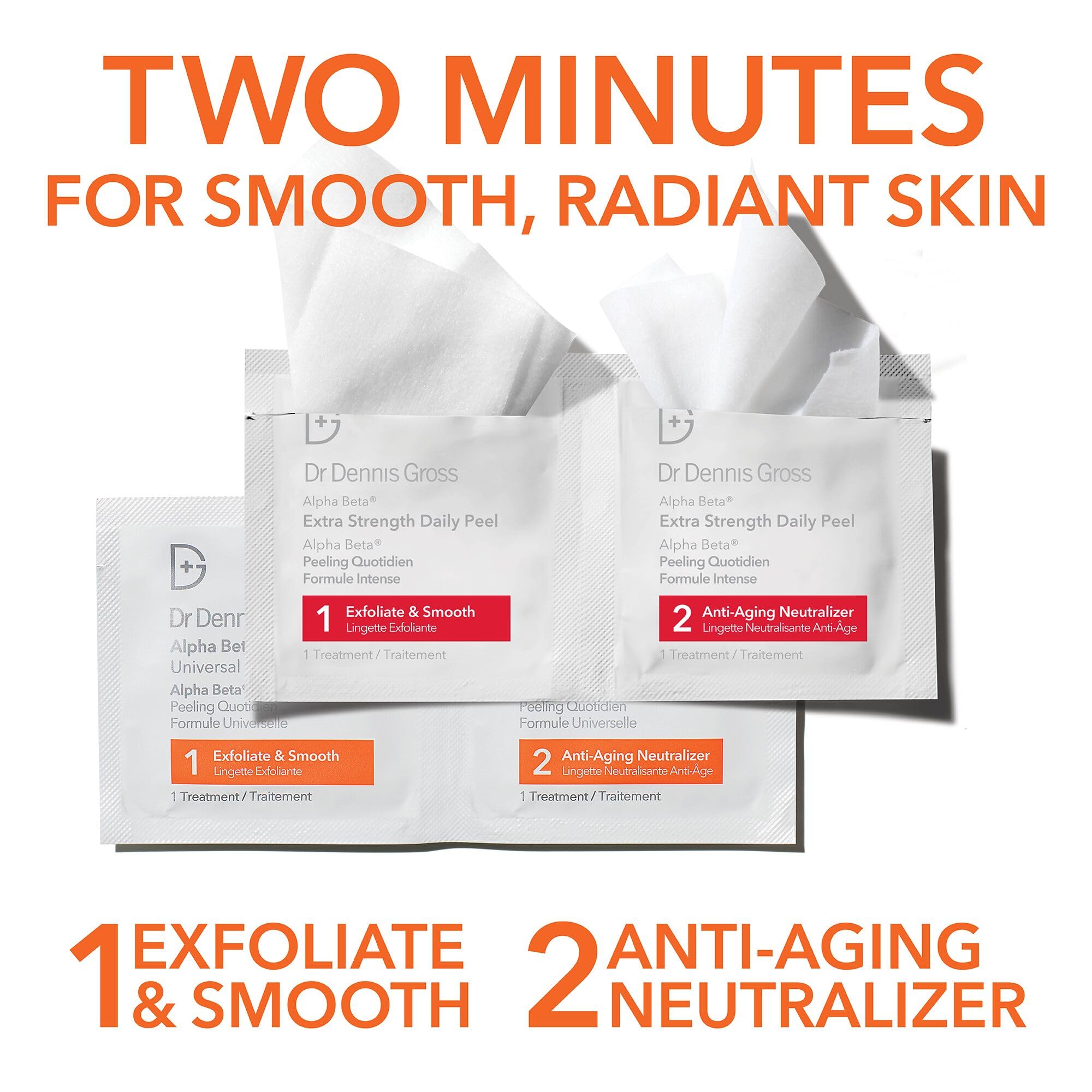 Dr Dennis Gross Peel Vault Kit – 90 Treatments (30 Alpha Beta Extra Strength + 60 Universal) | Limited Edition
