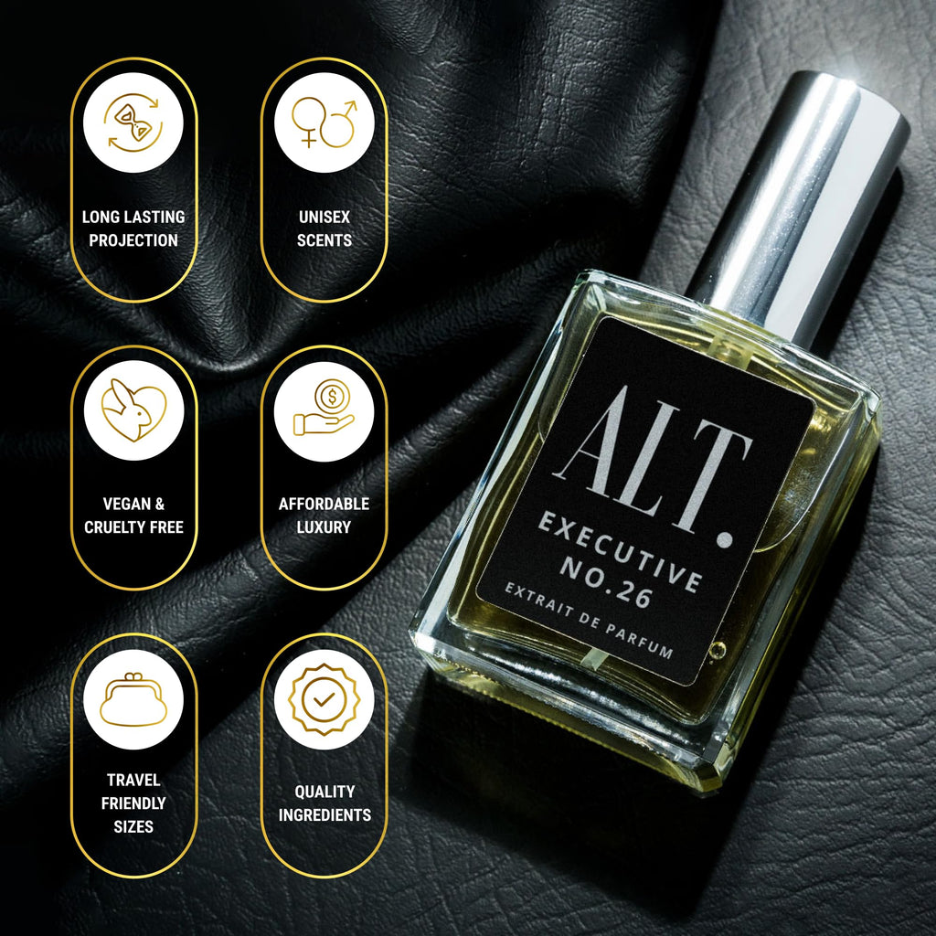 ALT. FRAGRANCES Executive No. 26 Extrait de Parfum for Men – Inspired by Aventus Creed, 60ml