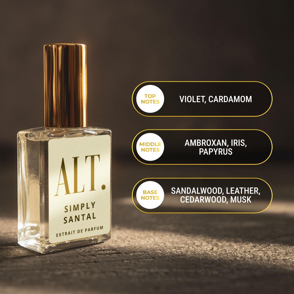ALT. FRAGRANCES Simply Santal Extrait de Parfum 100ml – Unisex Santal 33 Inspired