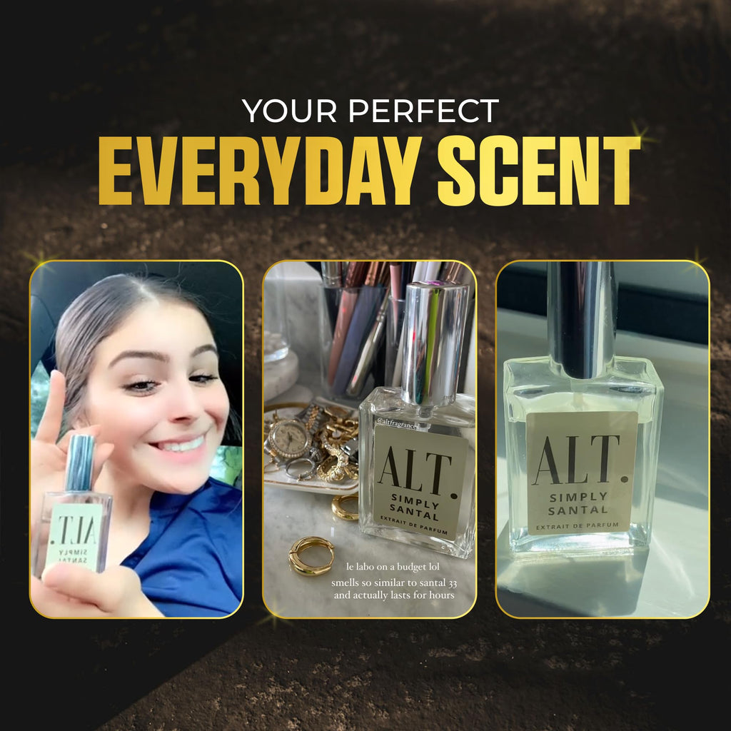 ALT. FRAGRANCES Simply Santal Extrait de Parfum 100ml – Unisex Santal 33 Inspired