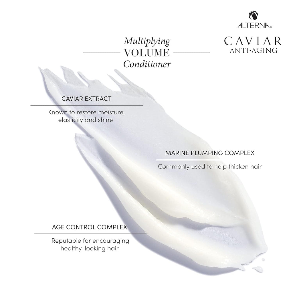 Alterna Caviar Anti-Aging Multiplying Volume Shampoo & Conditioner Set — Red Hair Shine & Volume