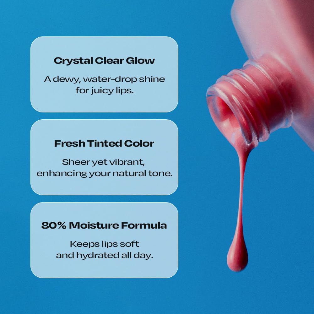 alternativestereo Lip Potion Aqua Glow No.9 Coco Milk – Hydrating, Non-Sticky Lip Gloss