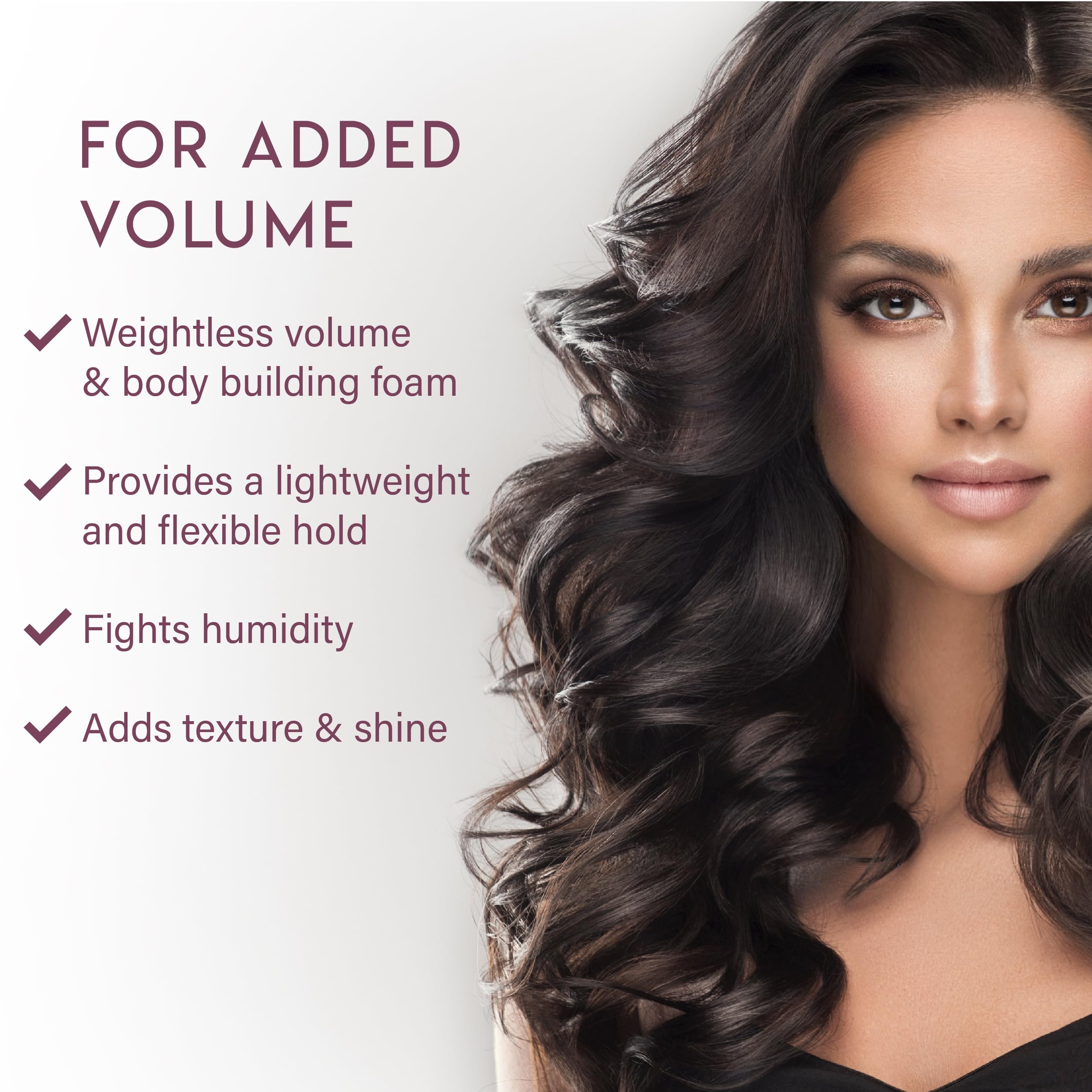 ALURAM Coconut Water Volumizing Foam – Lightweight Lift & Flexible Hold (7 fl oz)