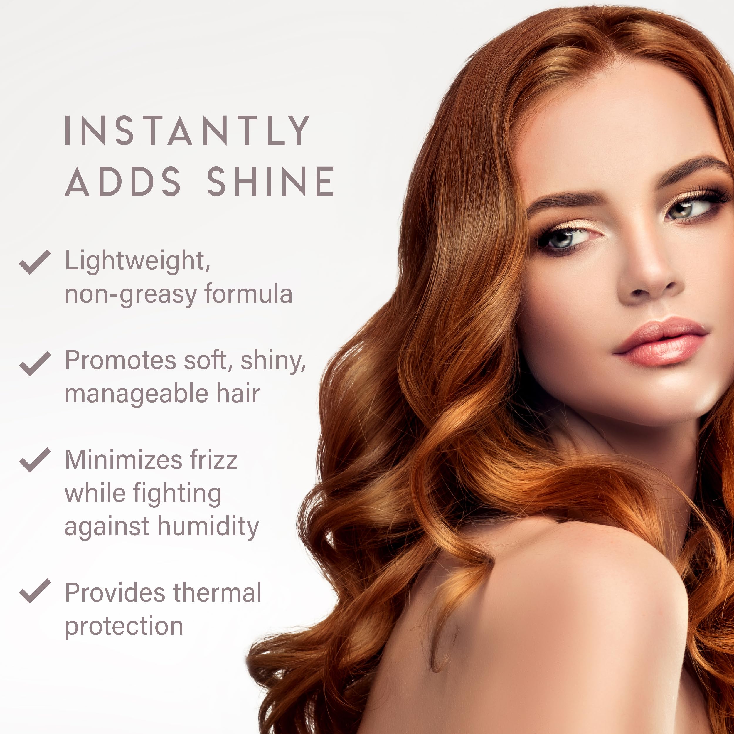 ALURAM Coconut Water Shine Serum – Frizz Elimination & Radiant Gloss for All Hair Types | 2 fl oz