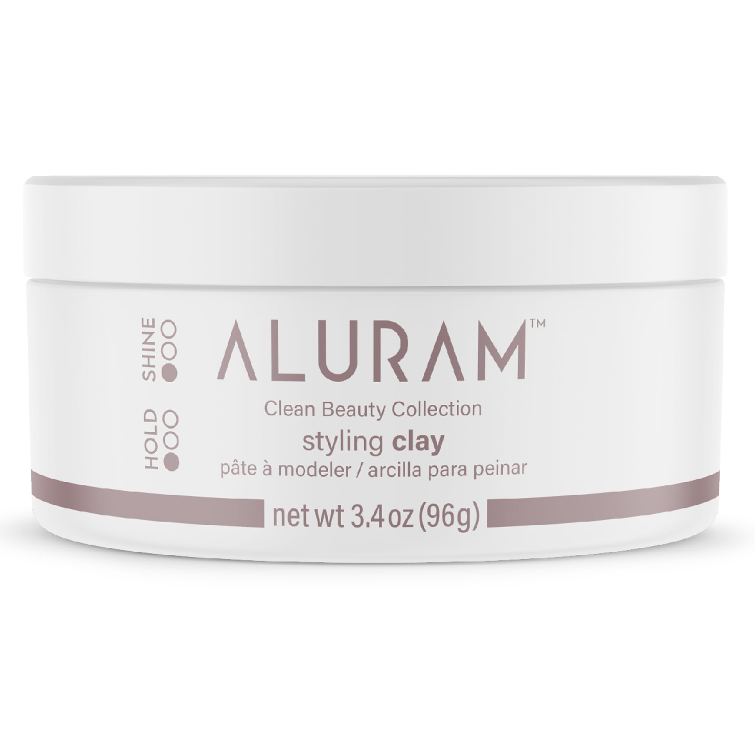 ALURAM Hair Styling Clay – Soft Satin Finish for All Hair Types | 3.4 Fl Oz
