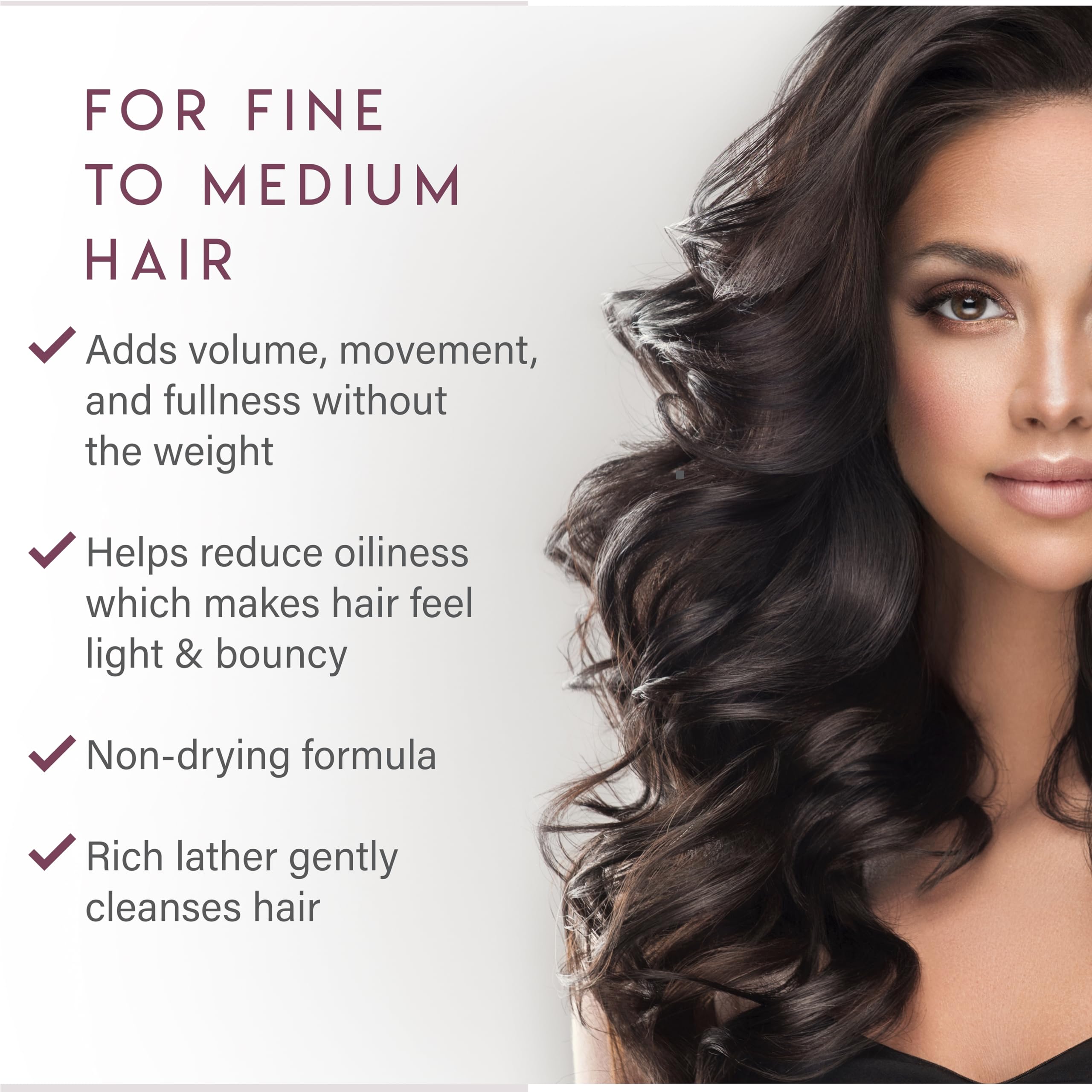 ALURAM Volumizing Shampoo - Gentle Weightless Body for All Hair Types | 12 Fl Oz