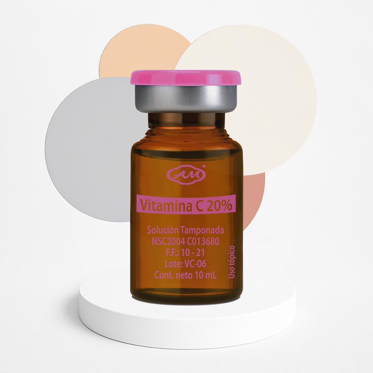 AM Armesso Vitamin C 20% Serum – Brightening & Antioxidant, 5x10ml (Professional Use Only)