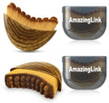 AmazingLink 2-Piece Lymphatic Contour Face Brush – Sculpt & Drainage, Anti-Puffiness (2-Pack)