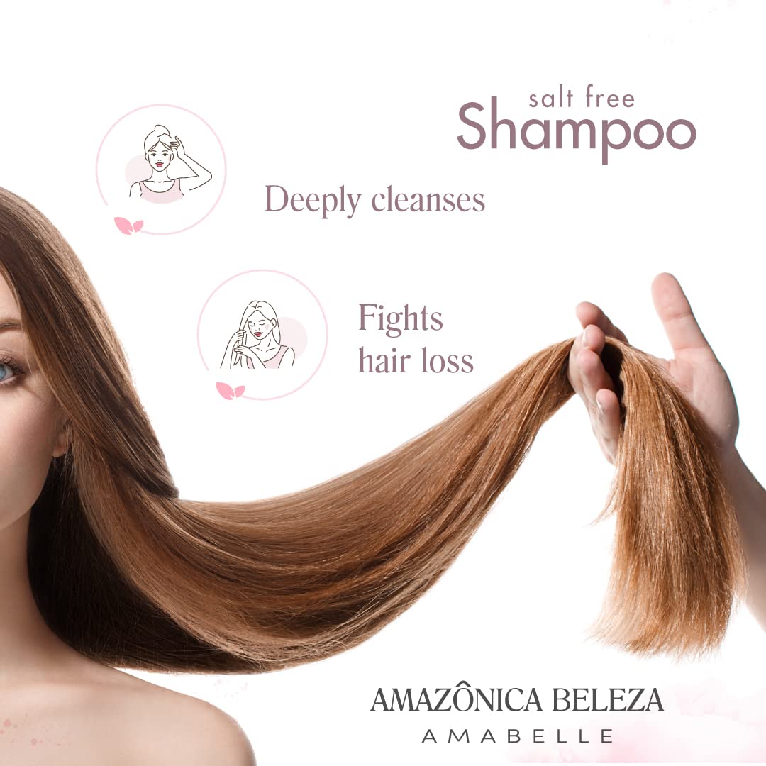 Purify Anti-Hair Loss Shampoo & Conditioner Set – Oily Hair Control & Shine | Amazónica Beleza Amabelle