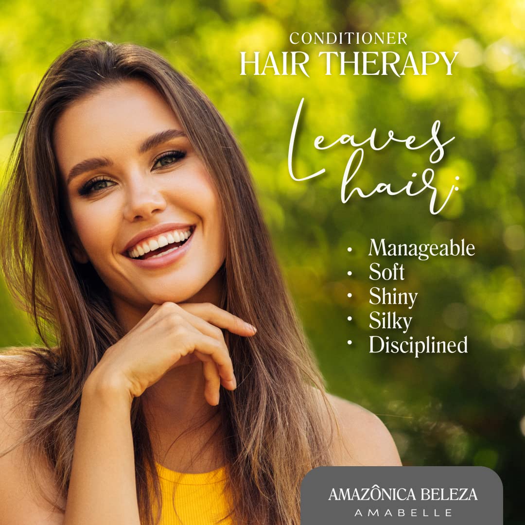 Amazonica Beleza Amabelle Hair Therapy Conditioner – Anti-Oiliness & Hair Loss Support (10 oz)