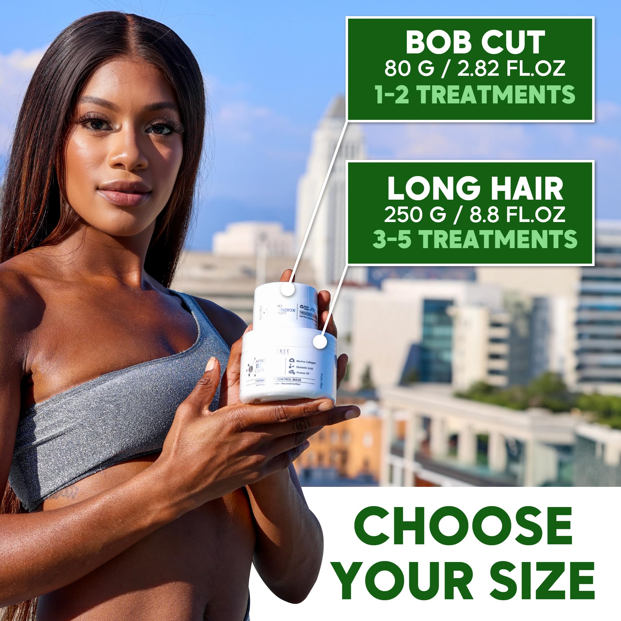 Amazonliss Bondox Afro Brazilian Hair Relaxer Alternative – Extra Strong Thermal Hair Mask 8.8 oz