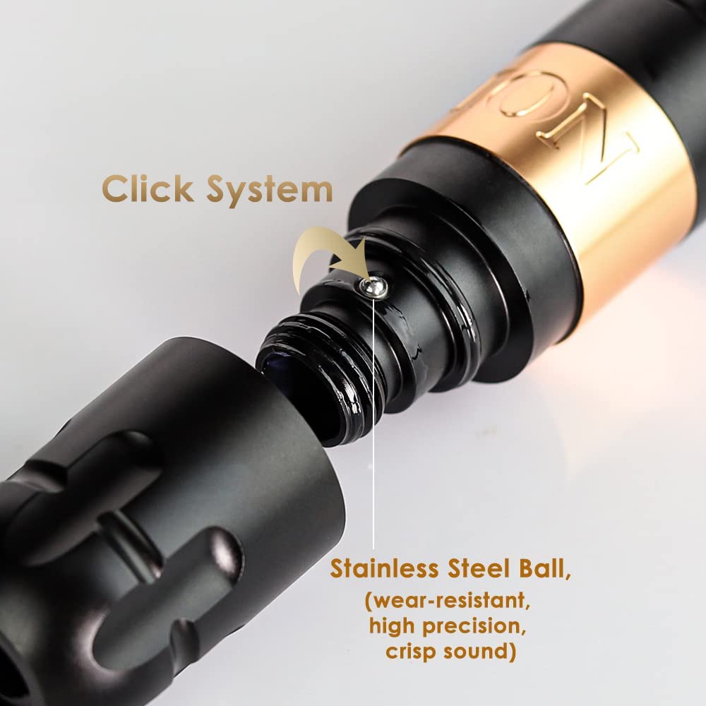 Ambition Soldier Rotary Battery Tattoo Pen — 2400mAh Wireless Power, 9000RPM Coreless Motor