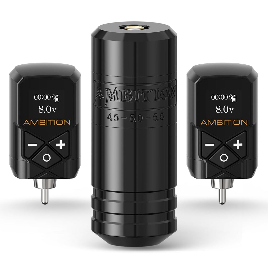Ambition Torped 36mm Rotary Tattoo Pen Kit | Brushless Motor, 5.5mm Stroke + Wireless Power
