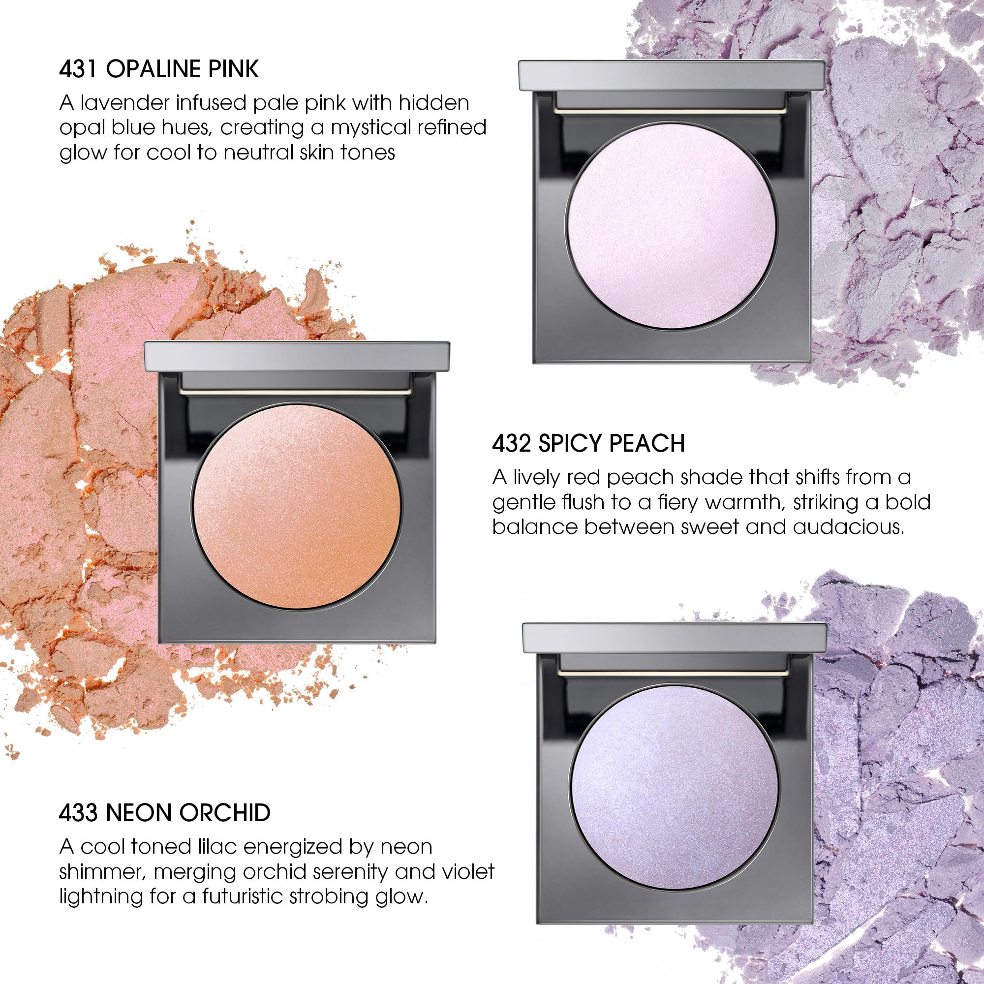 AmeliSeoul NEONLIGHTER 431 Opaline Pink Highlighter — Glassy Glow & Color-Shift Beam