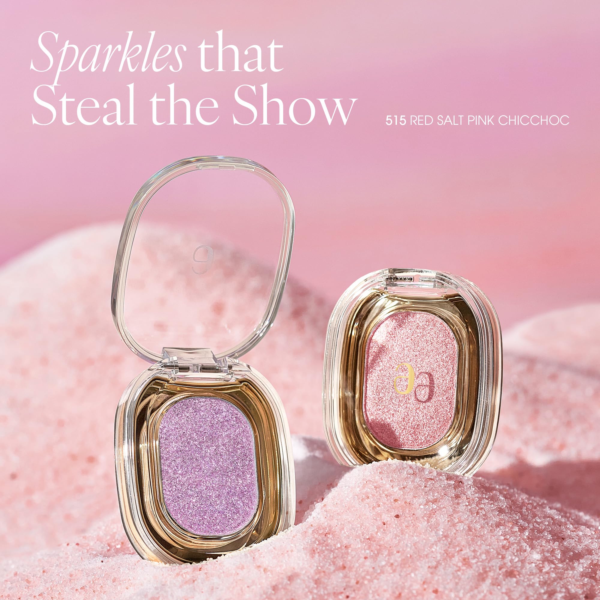 AmeliSeoul Sparkle Spot 515 Red Salt Pink Chicchoc – High Shine Glitter Eyeshadow