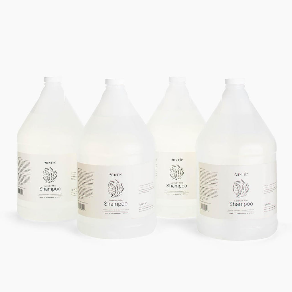 Amenie Lavender Mint Shampoo - 4 Gallon Case | Vegan & Paraben-Free