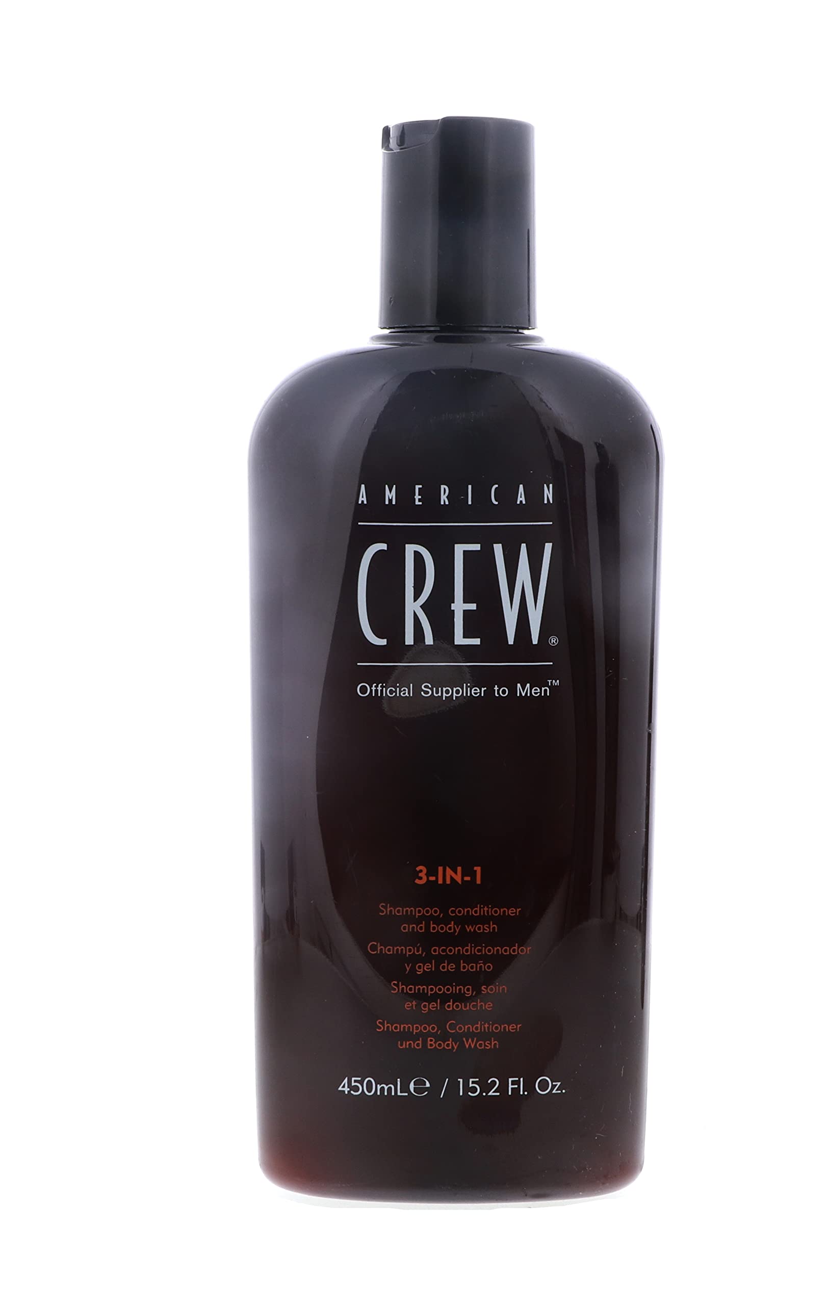 American Crew Classic 3-in-1 Shampoo, Conditioner & Body Wash – 15.2 oz Pack of 3