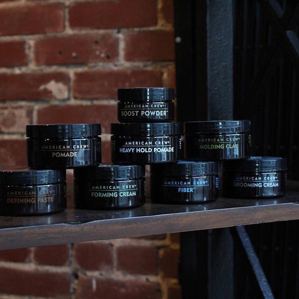AMERICAN CREW Crème coiffante formante – Pack de 3 pots, tenue moyenne et brillance modérée