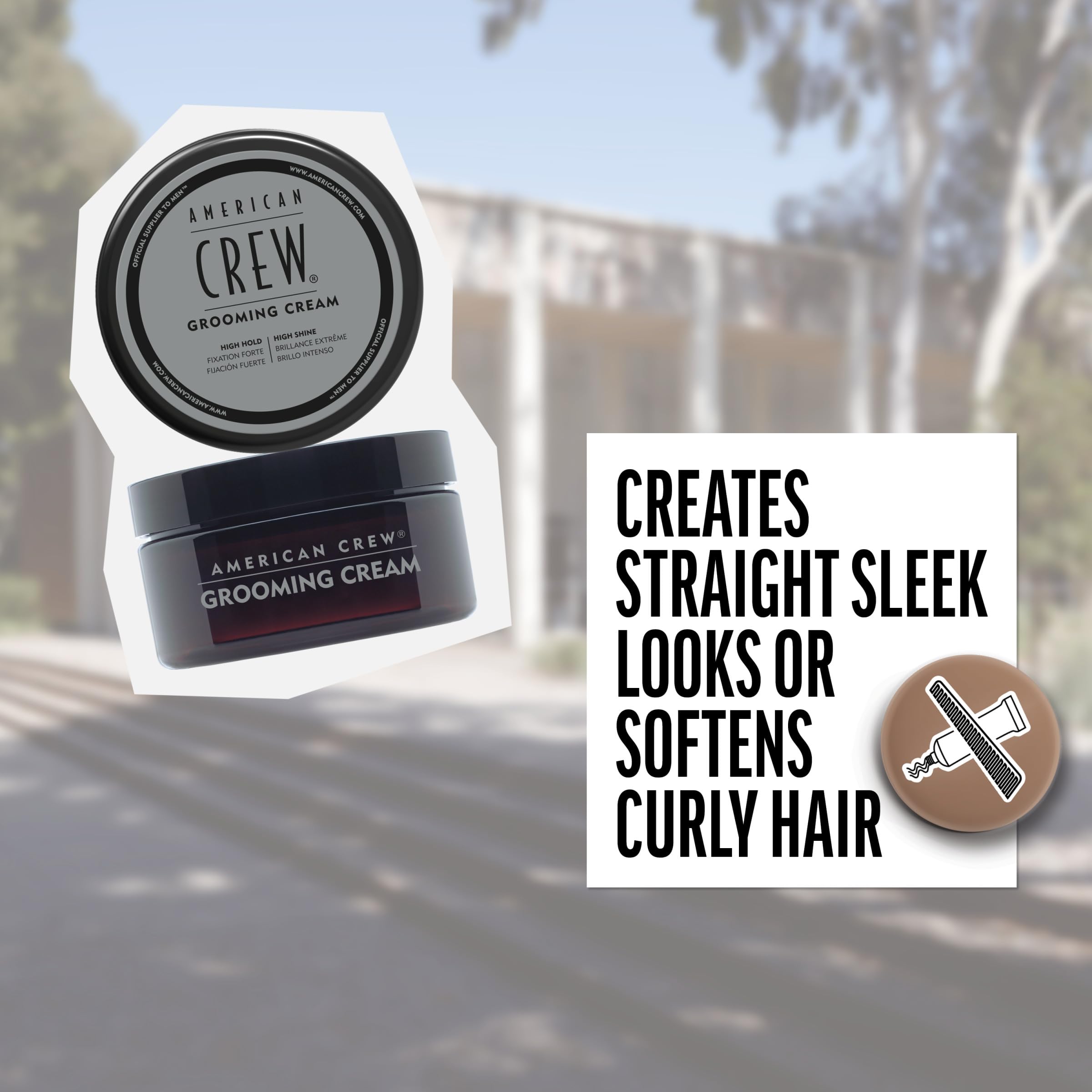 American Crew Grooming Cream – High Hold & High Shine Styling Cream (3 oz)