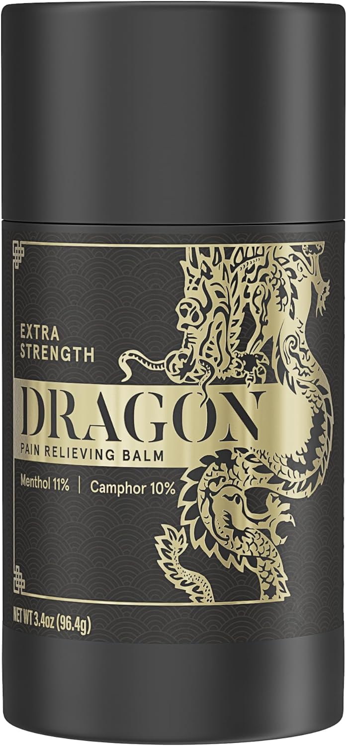 Americanna Wellness Dragon Balm 3.4oz Roll-Up Extra Strength – Portable, Easy-Apply Balm