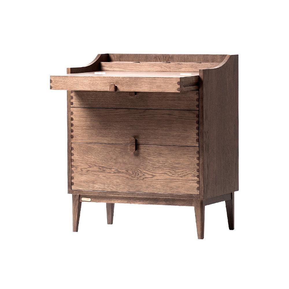Amethyst Side Table With Extendable Working Space