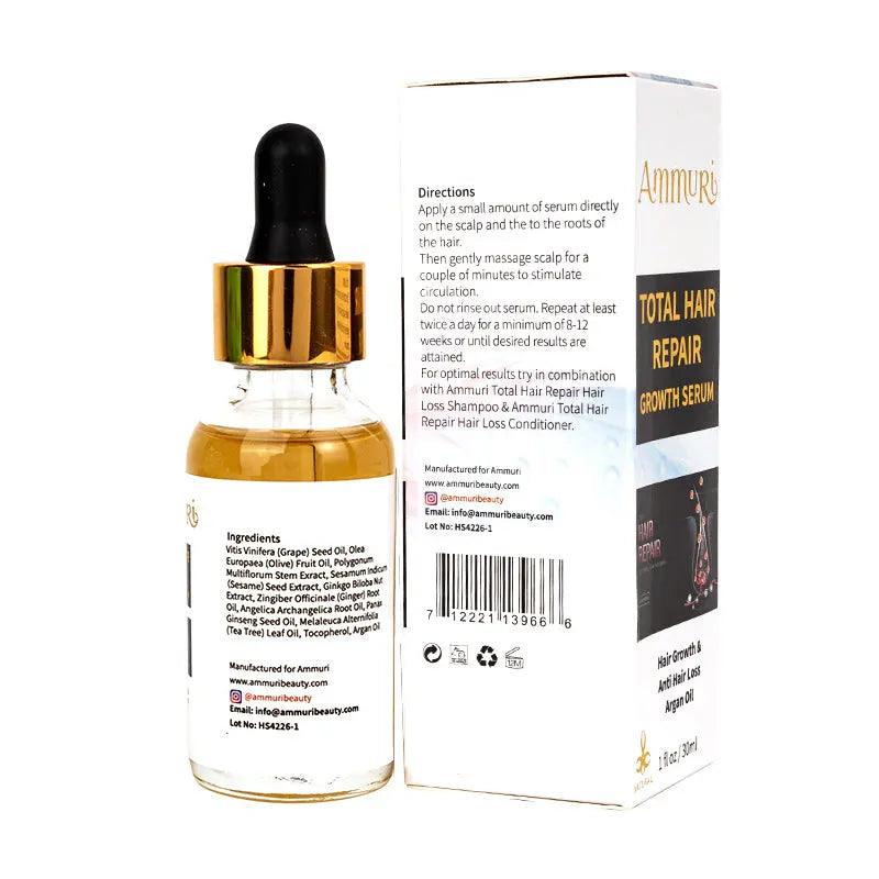 Ammuri Biotin & Argan Hair Serum 30ml | Scalp Care, Breakage & Shine