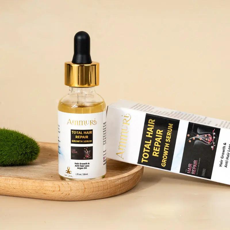 Ammuri Biotin & Argan Hair Serum 30ml | Scalp Care, Breakage & Shine