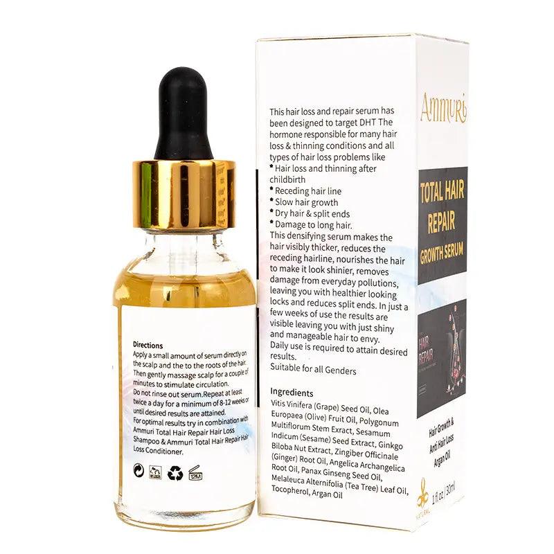 Ammuri Biotin & Argan Hair Serum 30ml | Scalp Care, Breakage & Shine