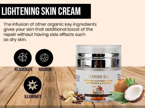 Ammuri Skincare Brightening Cream with Vitamin C & Glutathione