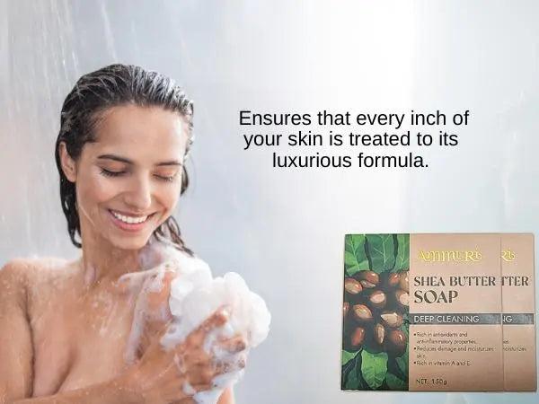 Ammuri Shea Butter Luxury Bar Soap 250g | Gentle Cleansing & Soft Skin