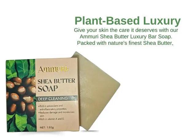 Ammuri Shea Butter Luxury Bar Soap 250g | Gentle Cleansing & Soft Skin