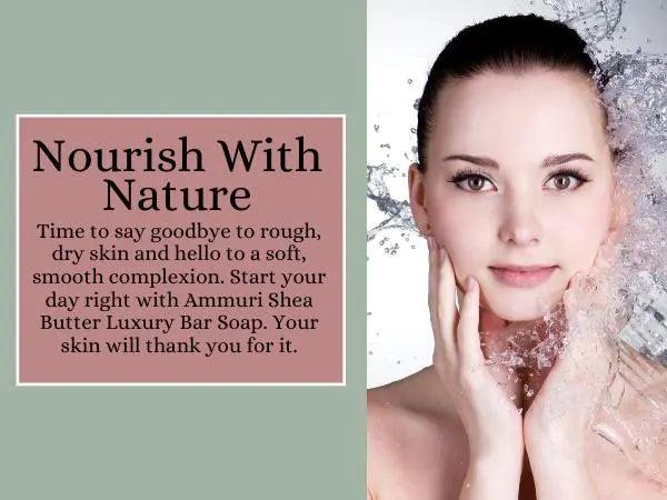 Ammuri Shea Butter Luxury Bar Soap 250g | Gentle Cleansing & Soft Skin