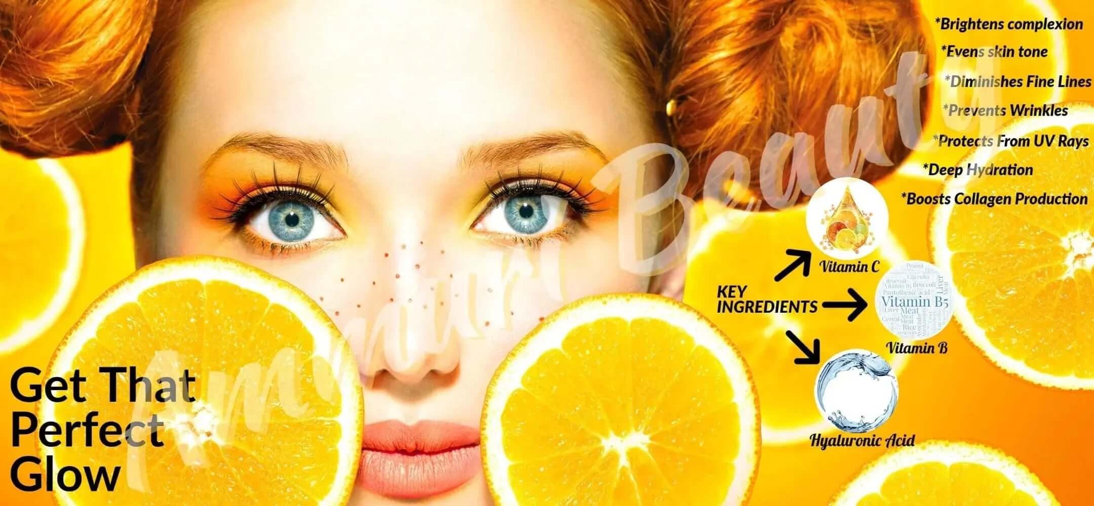 Ammuri Vitamin C Brightening Serum – Anti-Ageing Dark Spot Treatment 30ml