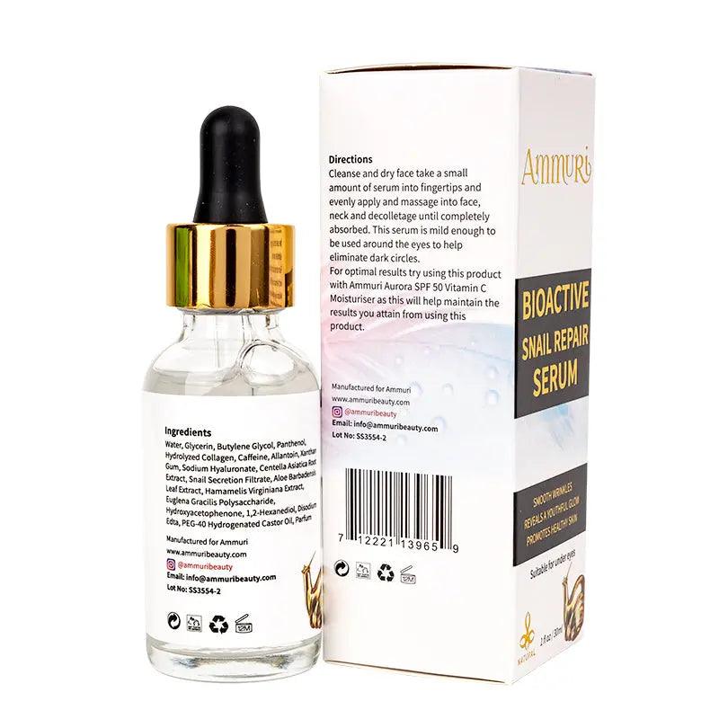 Ammuri Bioactive Snail Repair Serum Anti-Ageing Organic