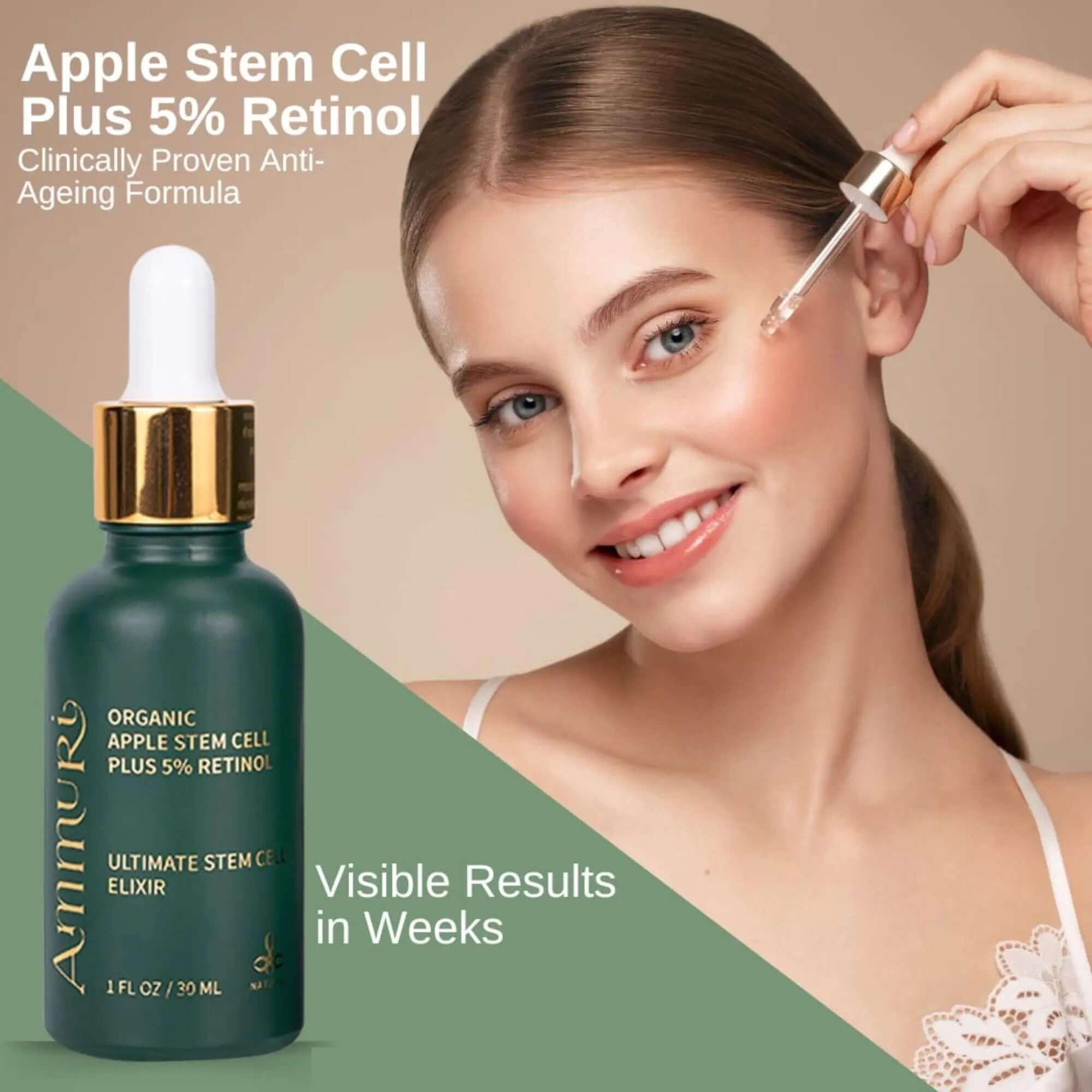 Ammuri Radiant Skin Serum Set - Retinol & SPF 50 Vitamin C Anti-Ageing Duo