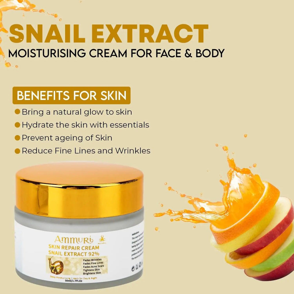 Ammuri Bioactive Snail Repair Cream | Anti-Ageing Snail Cream